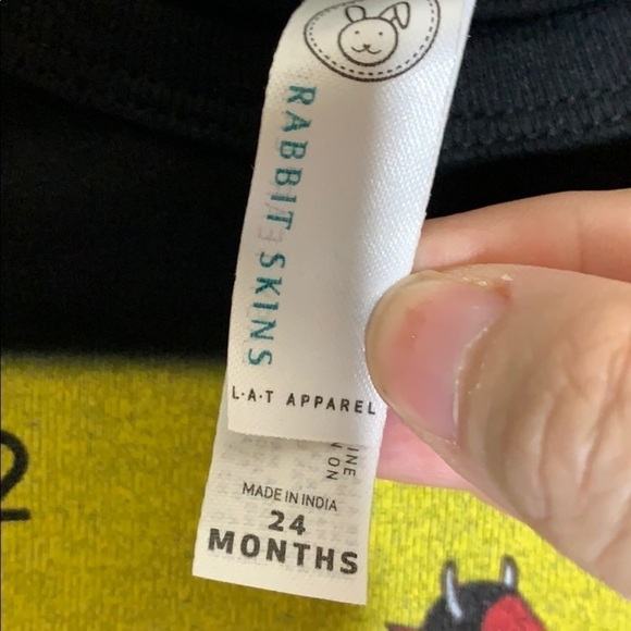 El Diablito the devil black 24 month onesie - Picture 3 of 3